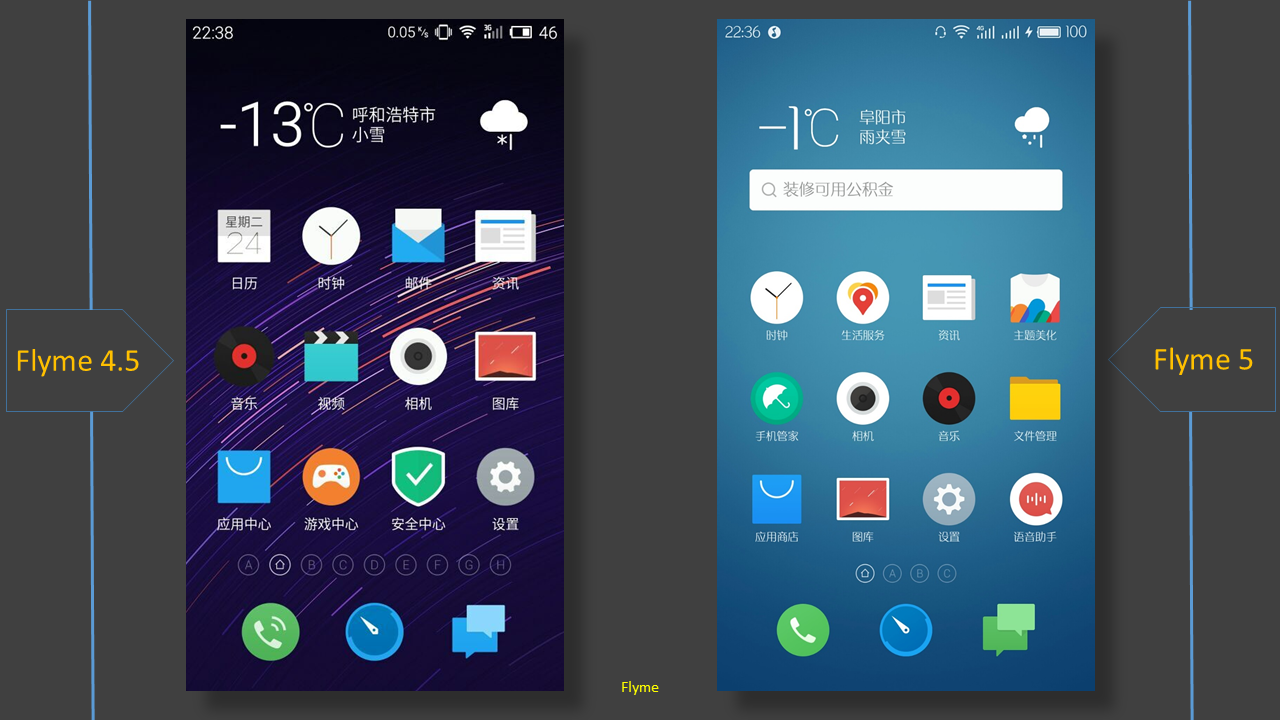 「我眼中的 flyme 5」flyme 4 与 5 的抉择,你更钟情哪个?