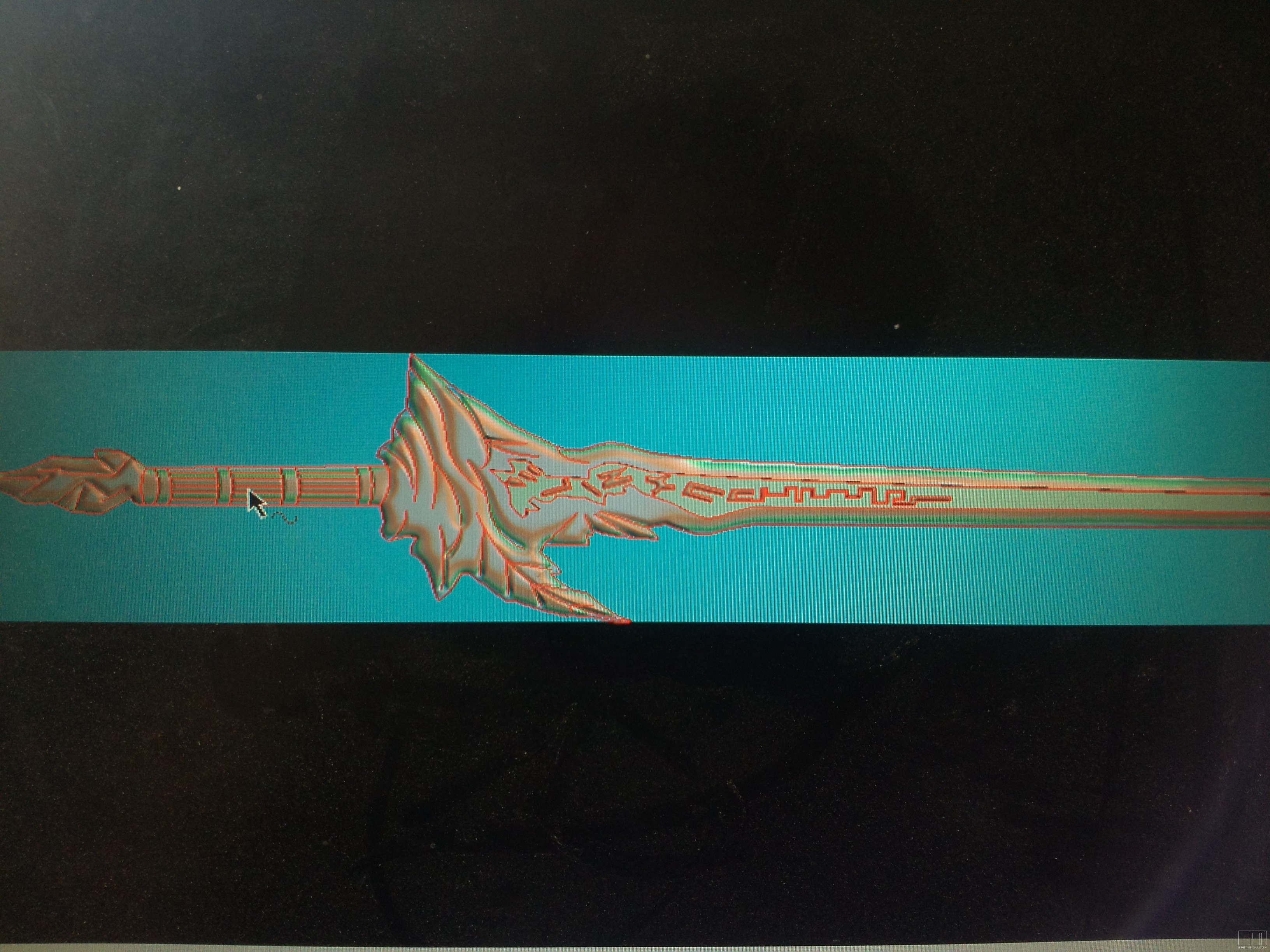 欣赏一下我制作的焚寂剑