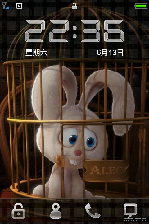 动画先锋 皮克斯(pixar)超级可爱的兔子,m8壁纸专用 制作精良 (已打包