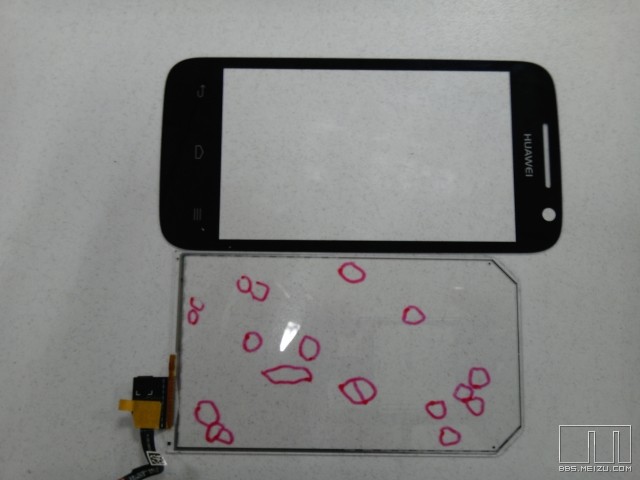 手机触摸屏生产过程