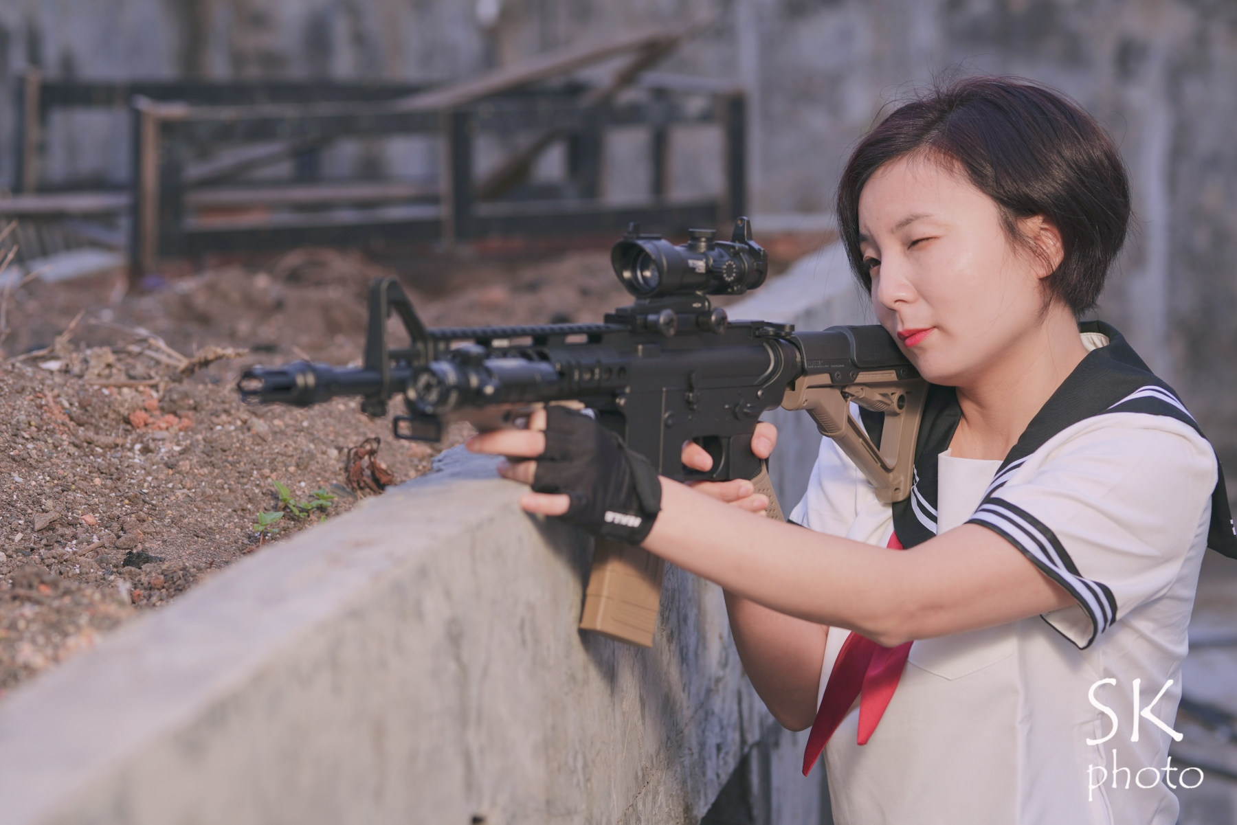 6一起吃鸡,武装jk