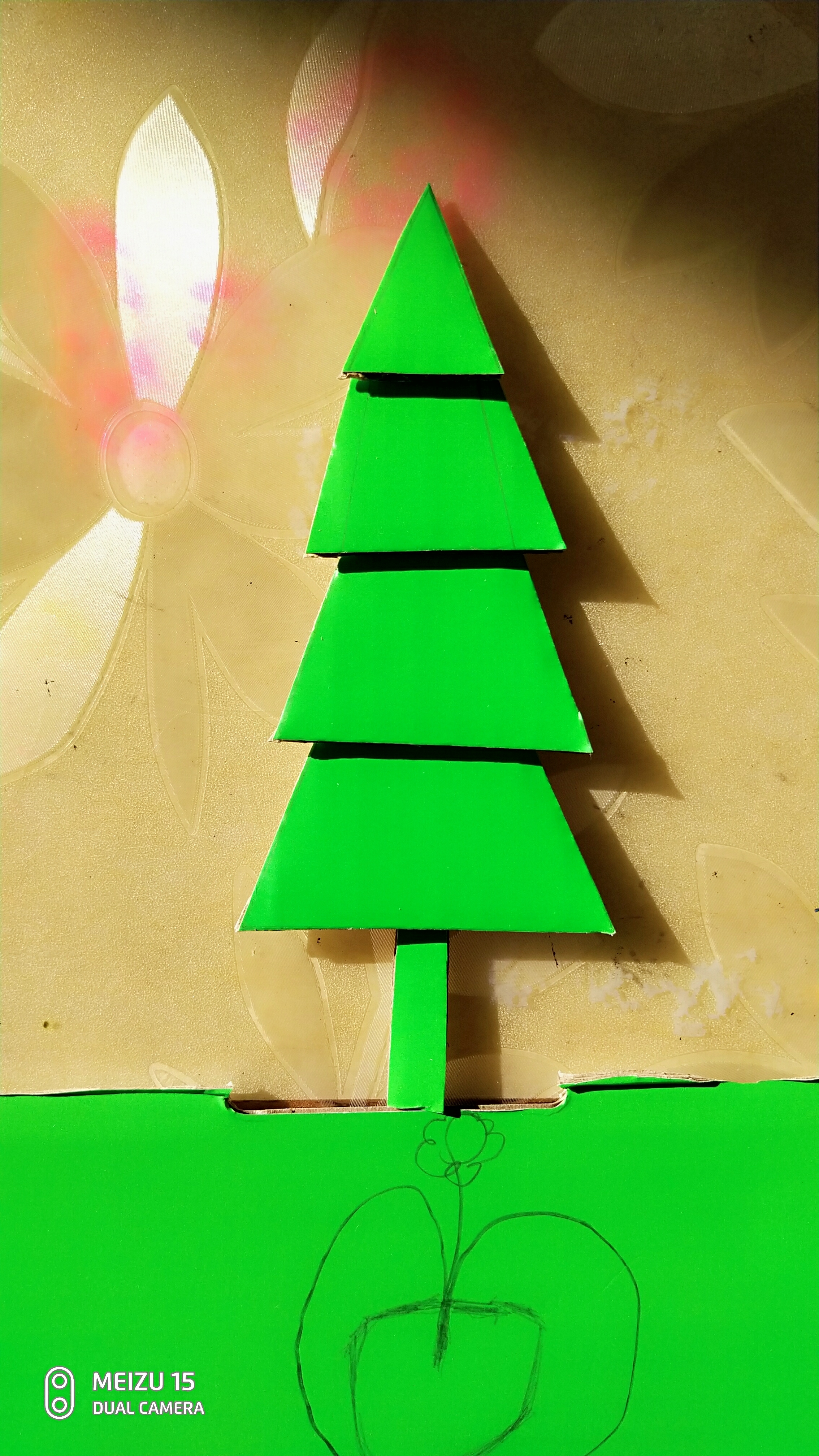 纯纸箱绿色圣诞树🎄！