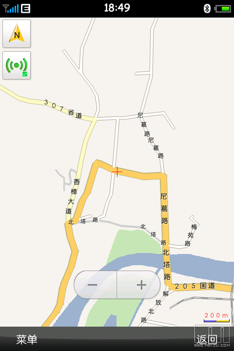 高德MINI地图卫星定位成功!(有图)